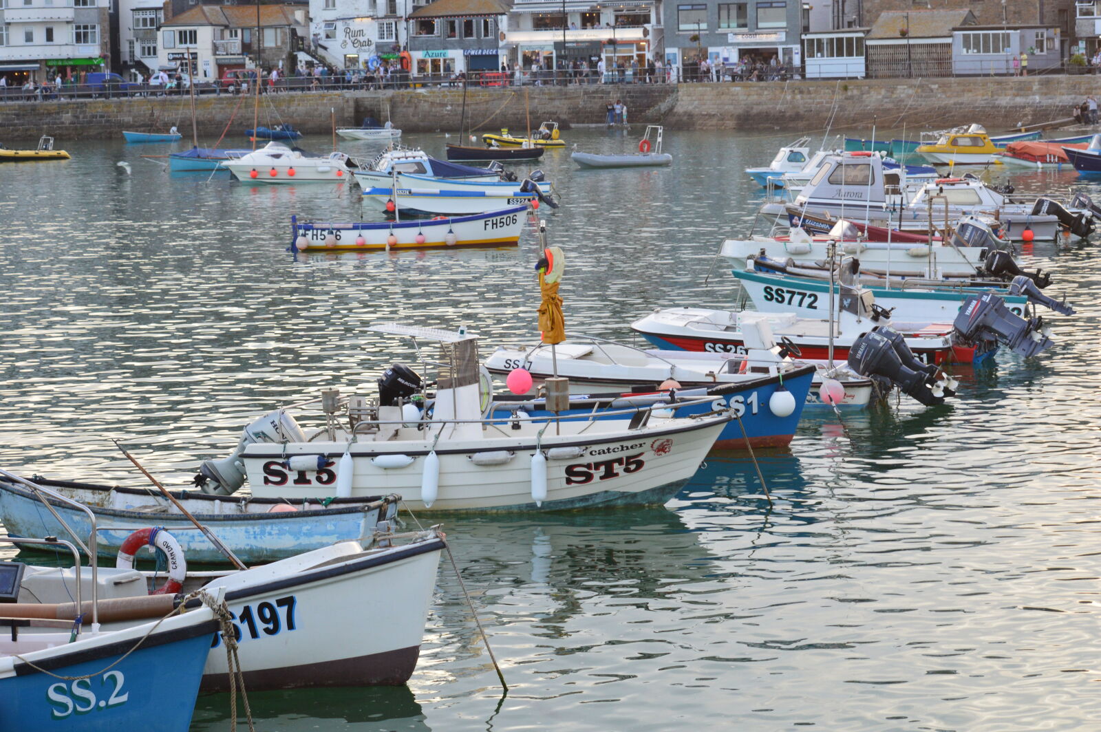 Nikon D3200 + Sigma 70-300mm F4-5.6 APO DG Macro sample photo. Boats, cornwall, fishing, harbour photography