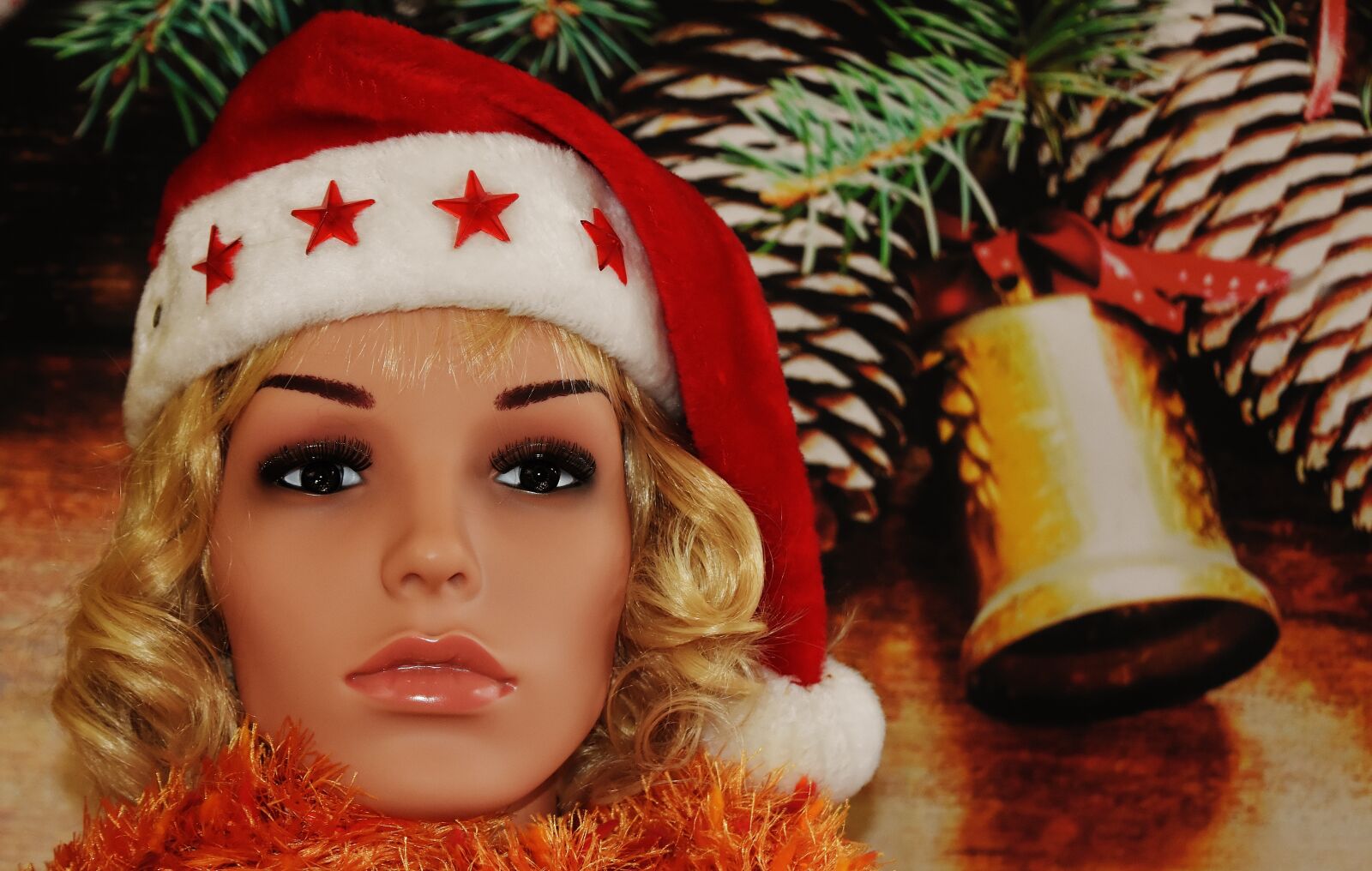 Nikon D7200 sample photo. Woman, pretty, christmas photography