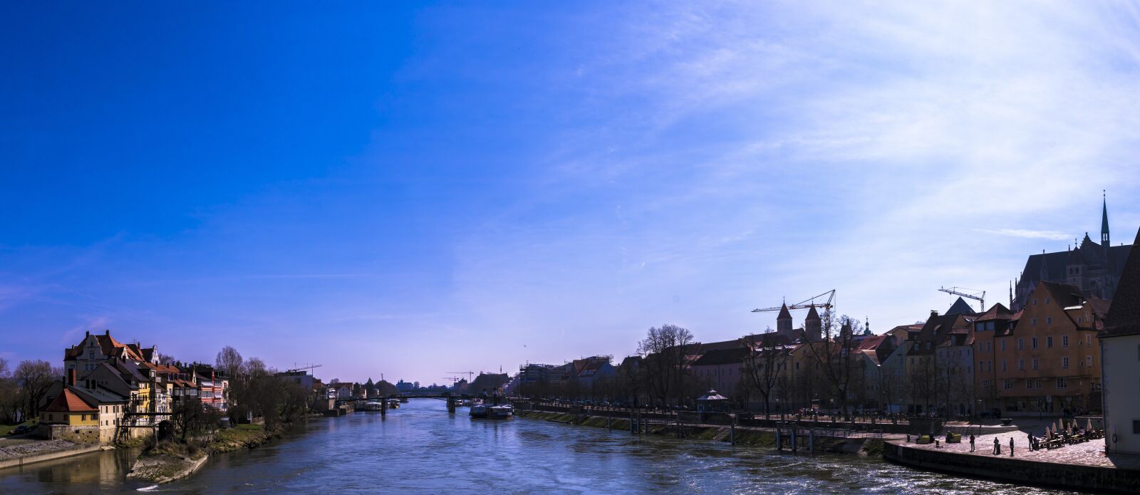 Sony a6300 + Sigma 30mm F2.8 EX DN sample photo. Panorama, regensburg, danube photography