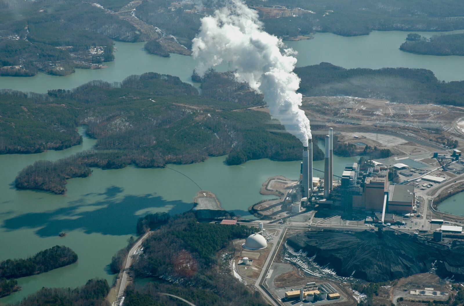Nikon D70 sample photo. Power plant, electricity, coal-fired photography