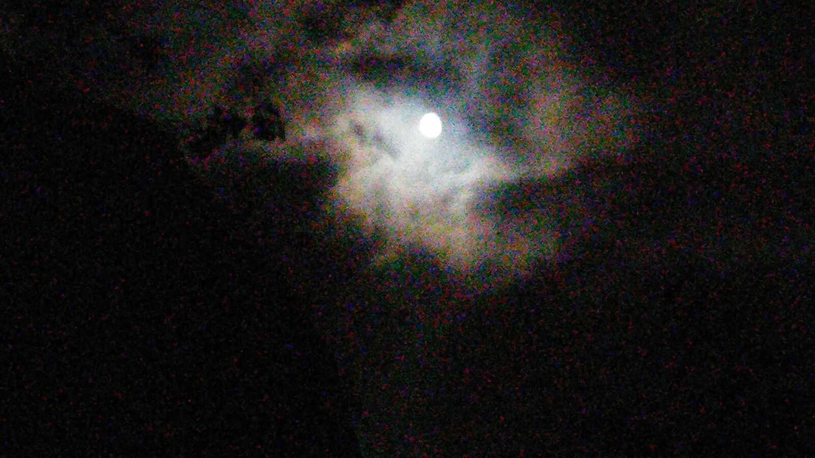 LG G3 sample photo. Clouds, moon, sky photography