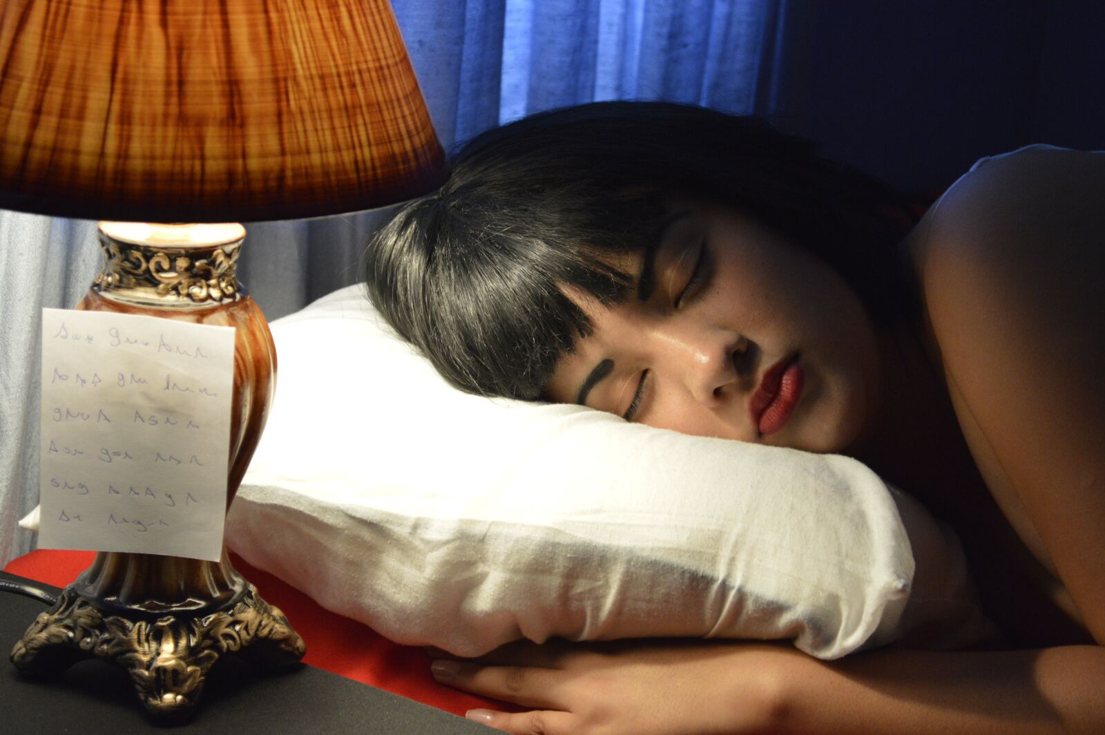 Nikon D3200 sample photo. Amelie, movie, face photography