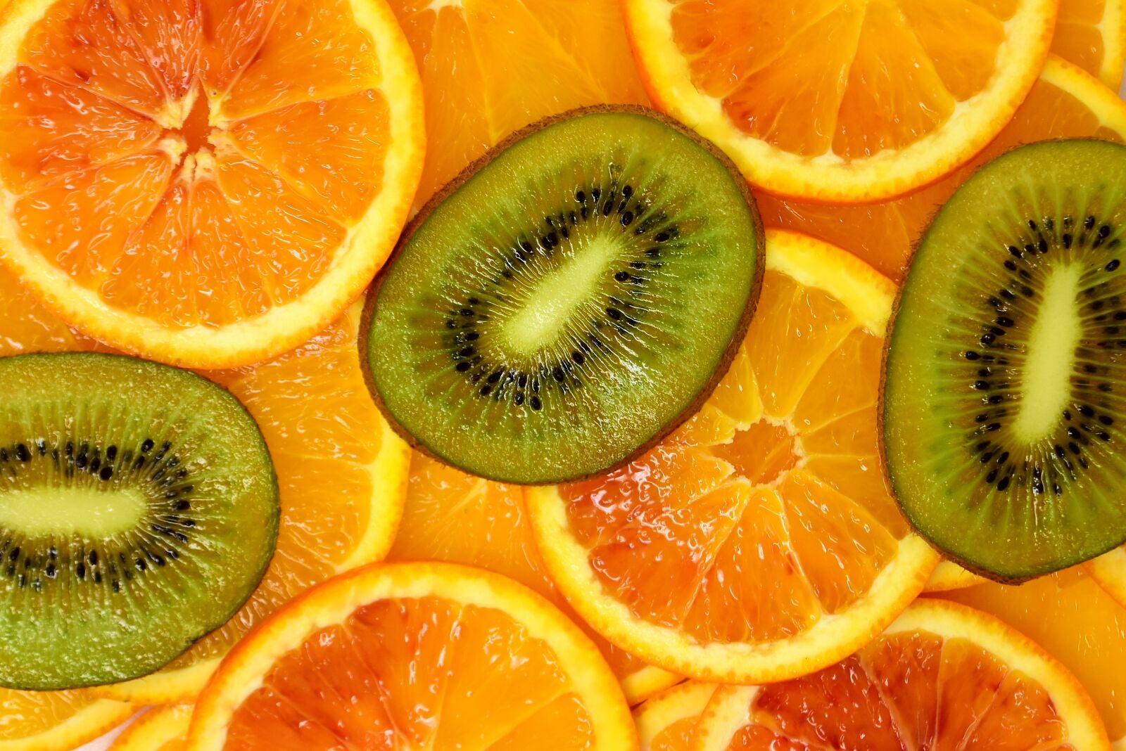 Nikon D7200 sample photo. Orange, kiwi, delicious photography