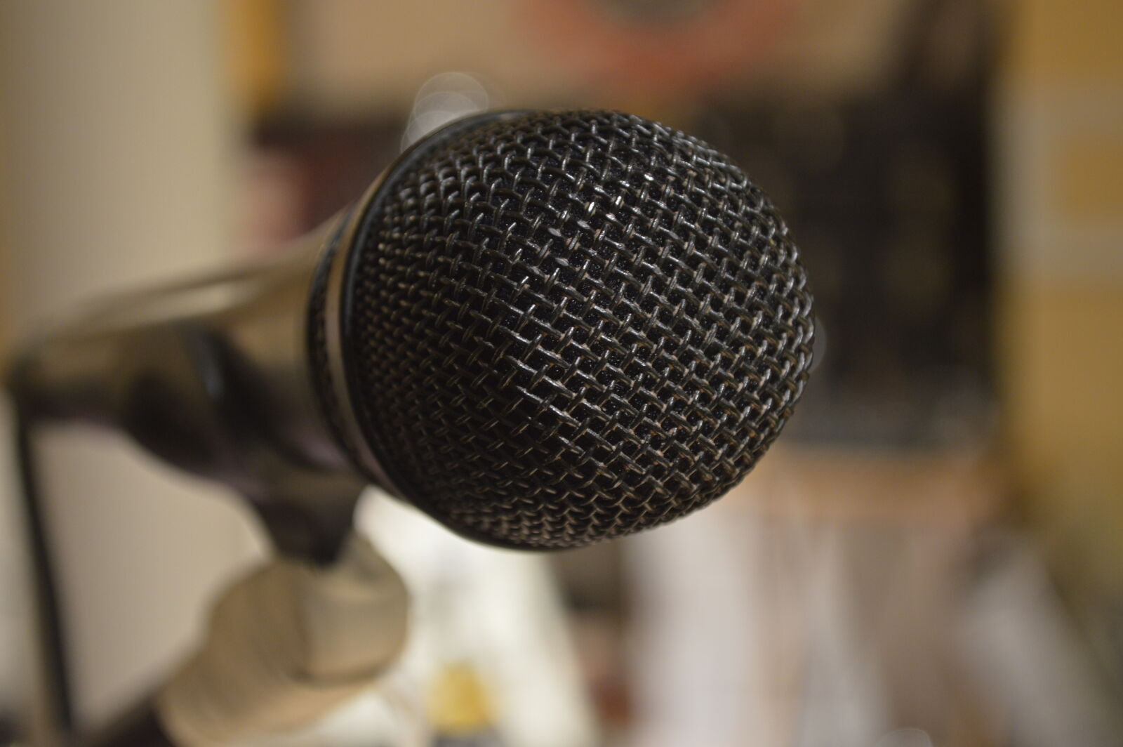 Nikon D3200 sample photo. Band, microphone, practice photography