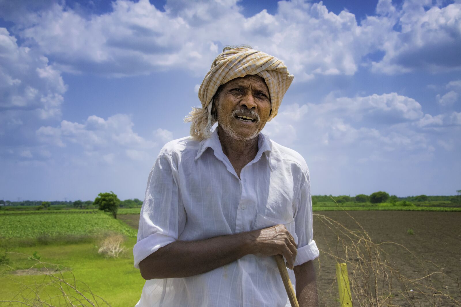 Nikon D800 sample photo. Farmer, india, mohan photography