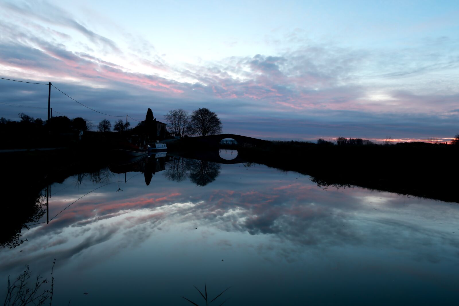 Canon PowerShot G1 X Mark III sample photo. Sunset, canal du midi photography