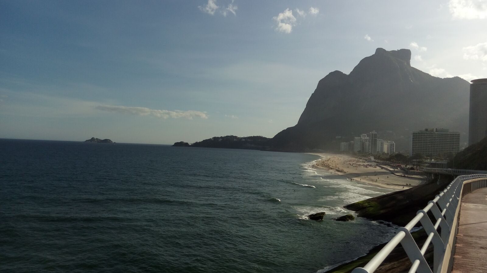 LG K430TV sample photo. Ciclovia, sea, rio de photography