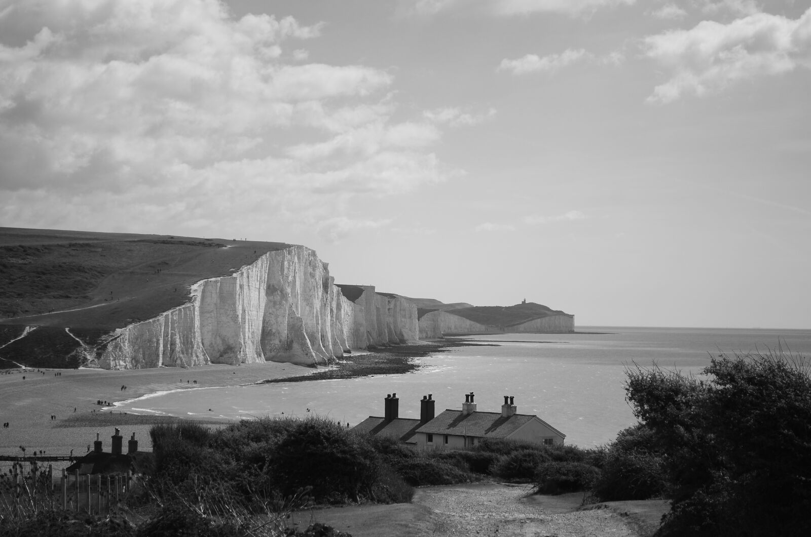 Nikon D7000 sample photo. Cliff, beach, sea photography