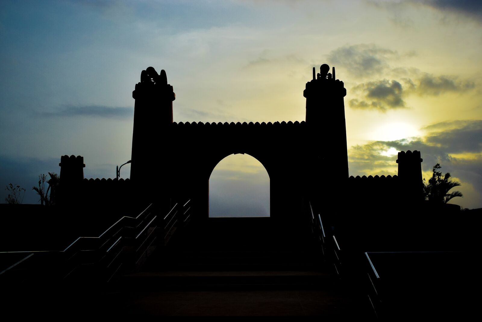 Nikon D5300 sample photo. Castle, colorful sky, nature photography