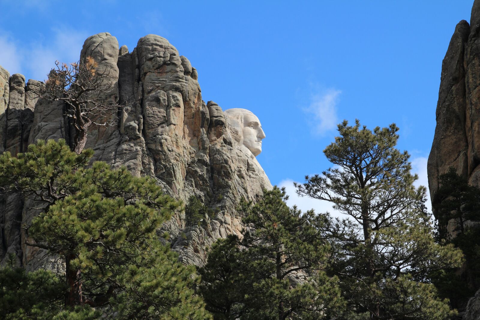Canon EOS 600D (Rebel EOS T3i / EOS Kiss X5) sample photo. George washington, mount rushmore photography