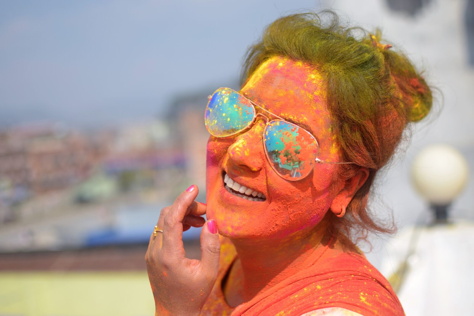 Nikon D5300 sample photo. Holi, celebration, nepal photography
