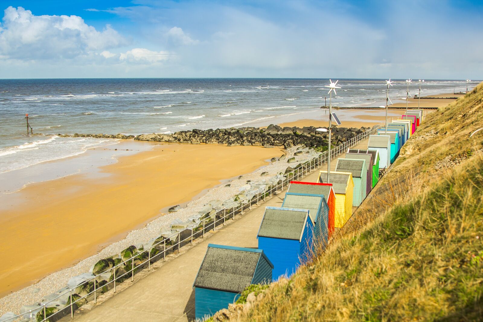 Canon EOS 60D + Canon EF 24-105mm F4L IS USM sample photo. Sheringham, england, beach photography