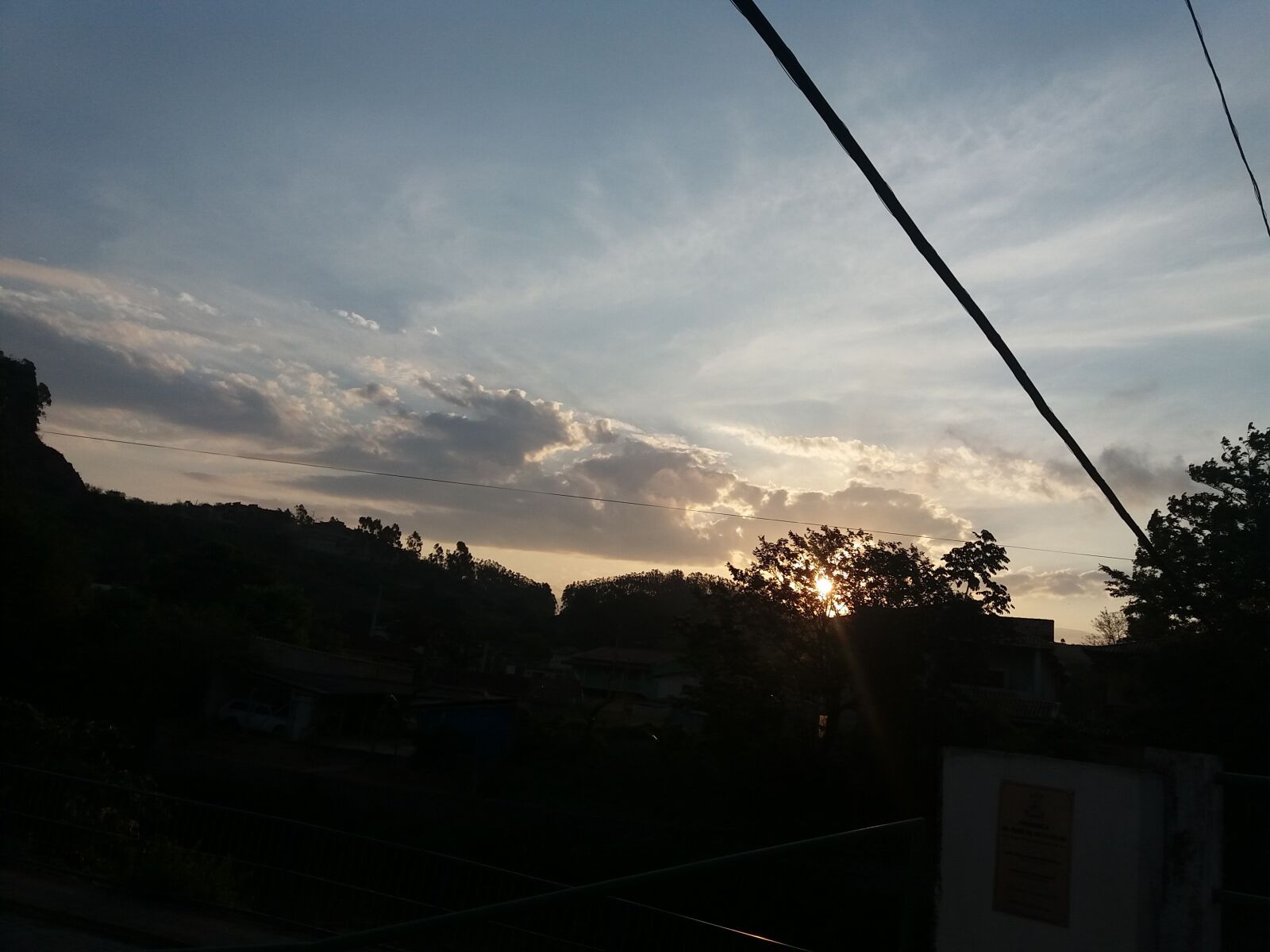 Samsung Galaxy J5 sample photo. Sun, sunset, forest photography