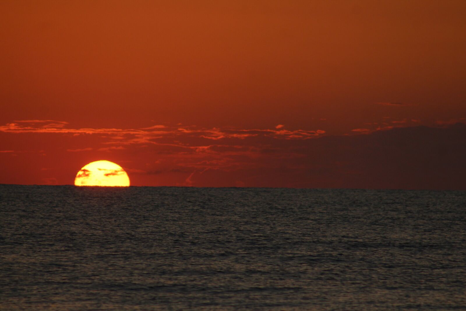 Canon EF75-300mm f/4-5.6 sample photo. Sunset, polish sea, the photography