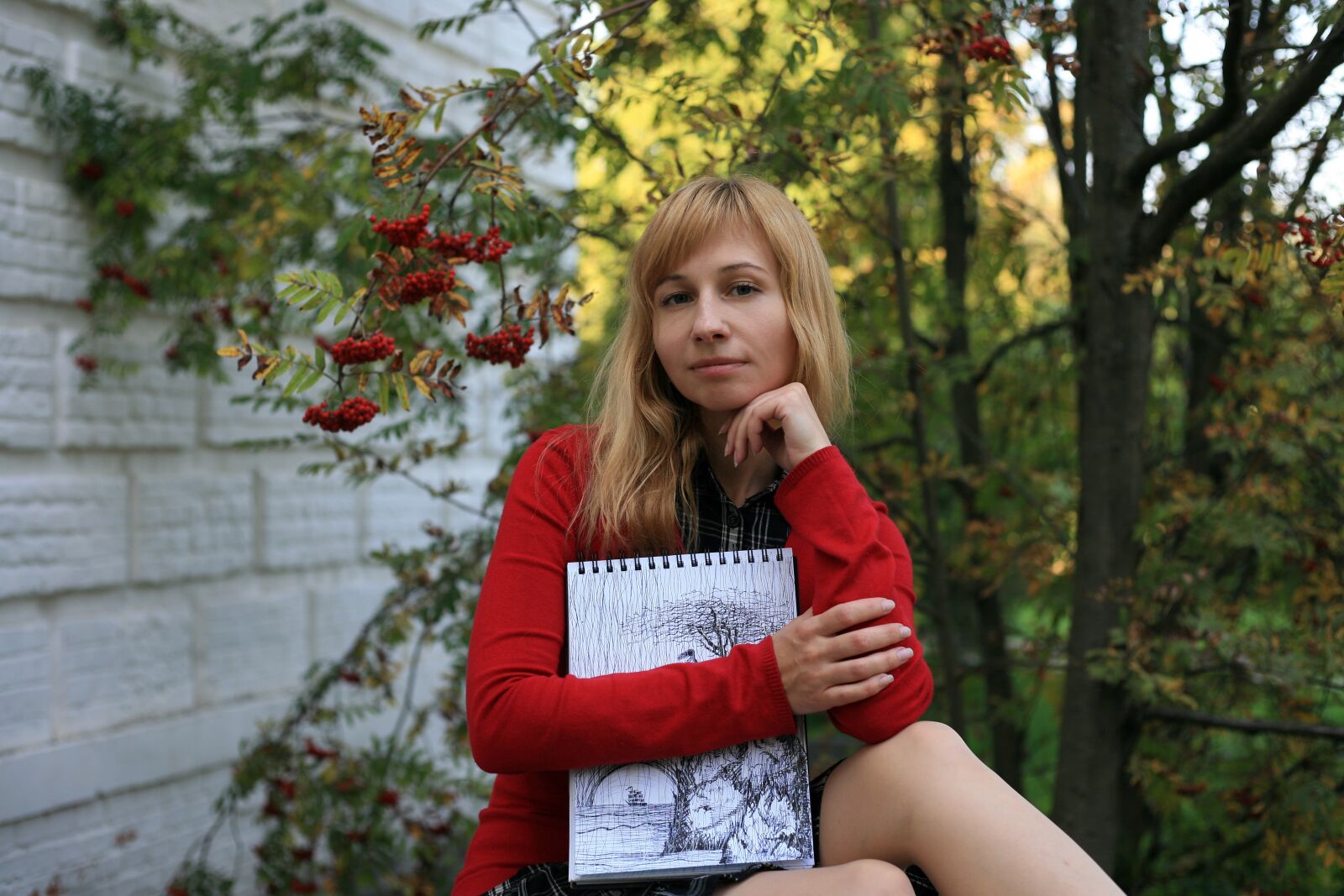 Canon EOS 5D sample photo. Artist, rowan, park photography