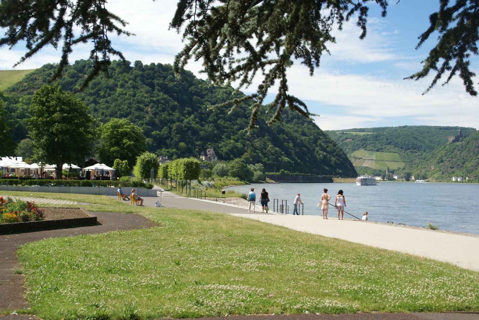 Sony Alpha DSLR-A100 sample photo. Rhine equipment, middle rhine photography