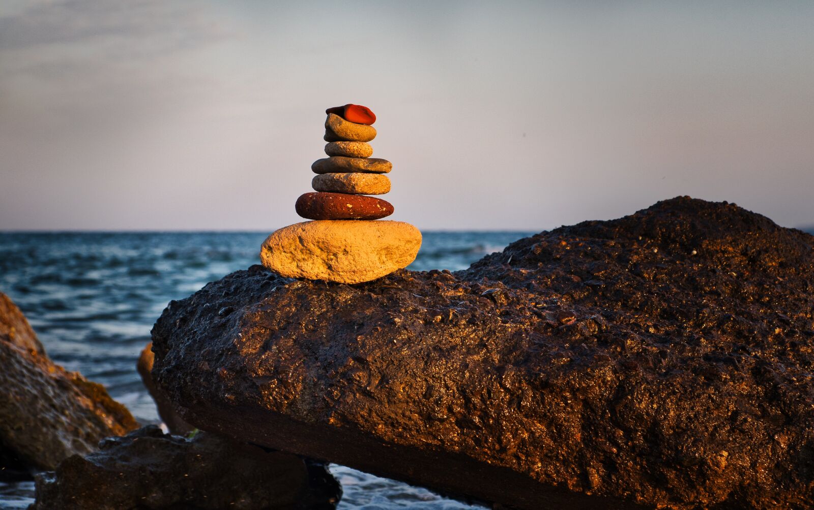 Canon EOS 80D sample photo. Rock, stone tower, stones photography