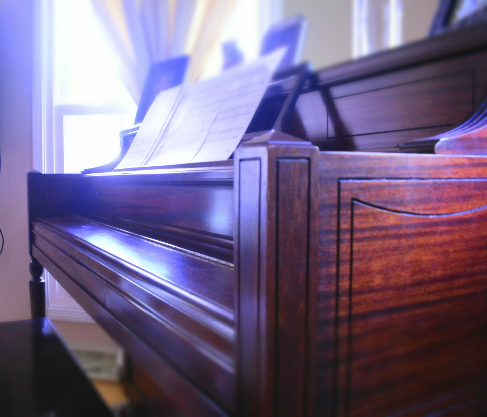 Nikon D3400 sample photo. Piano, window, music photography