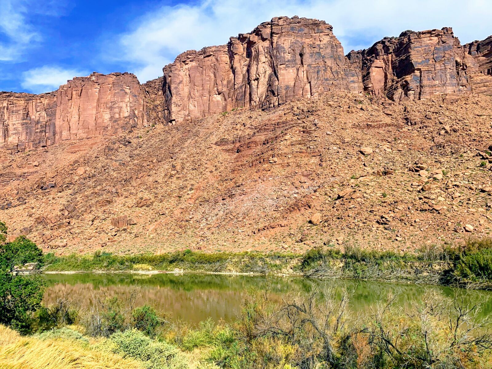 iPhone XS back dual camera 4.25mm f/1.8 sample photo. Utah, moab, colorado river photography