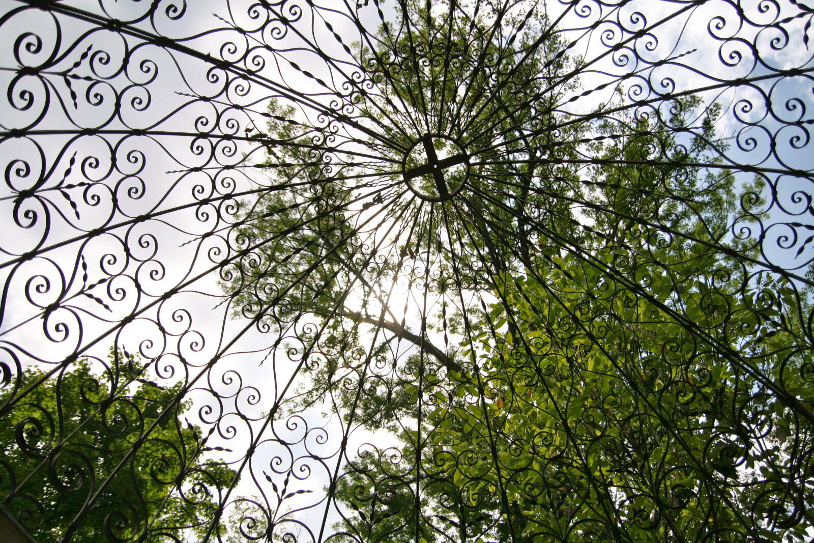 Canon EOS 400D (EOS Digital Rebel XTi / EOS Kiss Digital X) sample photo. Iron, nature, sky, whimsical photography
