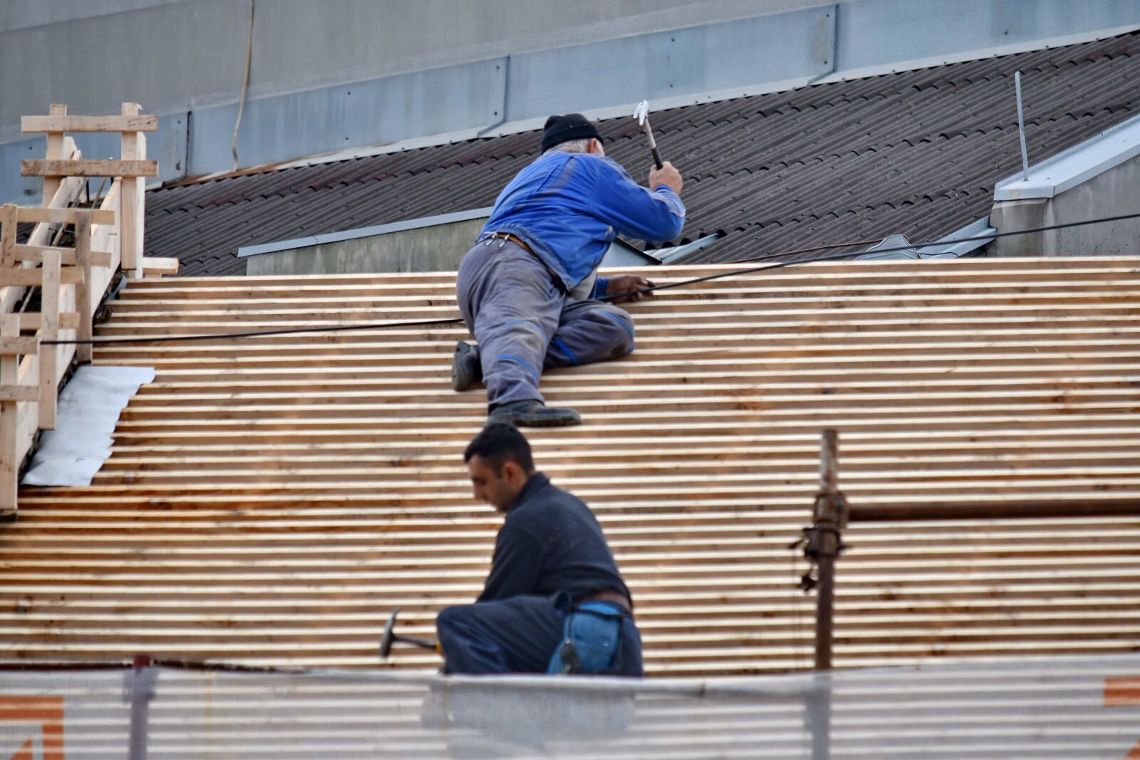 Nikon D5500 sample photo. Construction worker, engineering, professional photography