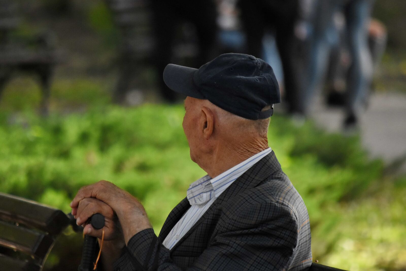 Nikon D5500 sample photo. Elderly, hat, man, old photography