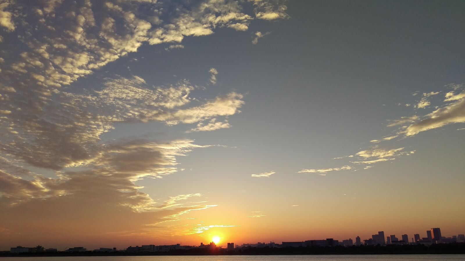 HTC HTV31 sample photo. Sunset, sky, sun photography