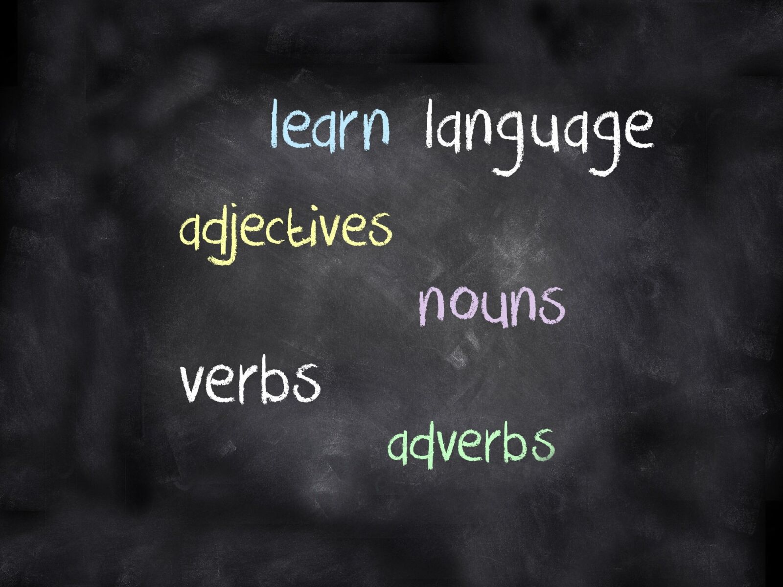 Canon EOS 7D sample photo. Blackboard, learn, language photography