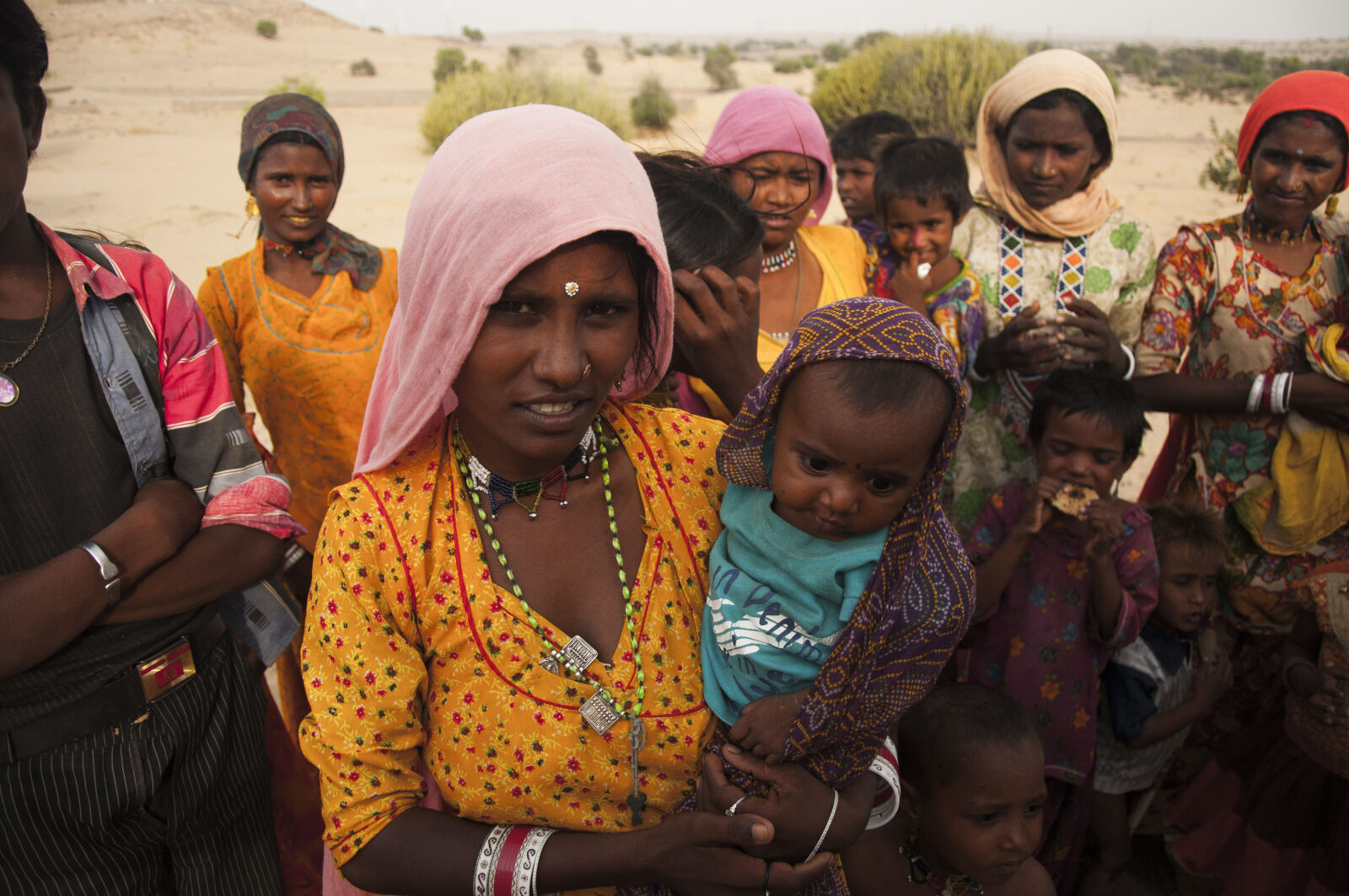 Nikon D90 sample photo. Colors, desert, india, kids photography