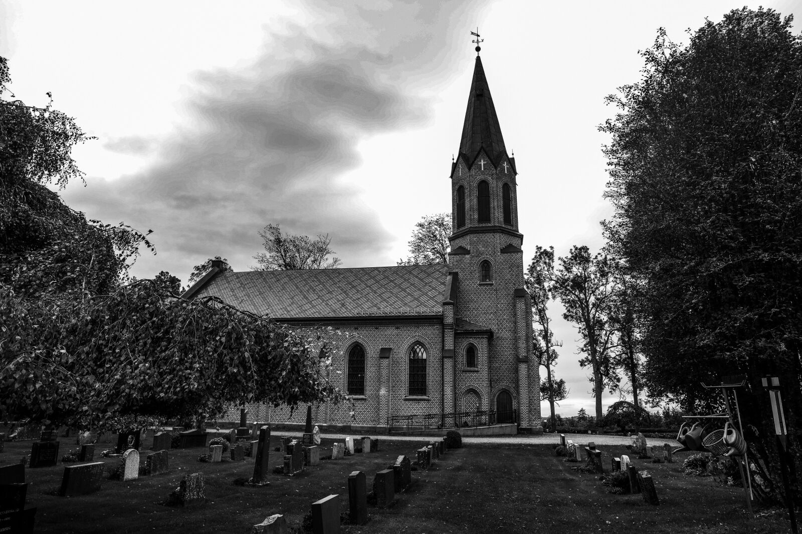 Canon EF 24-70mm F2.8L II USM sample photo. Church, graveyard, cemetery photography