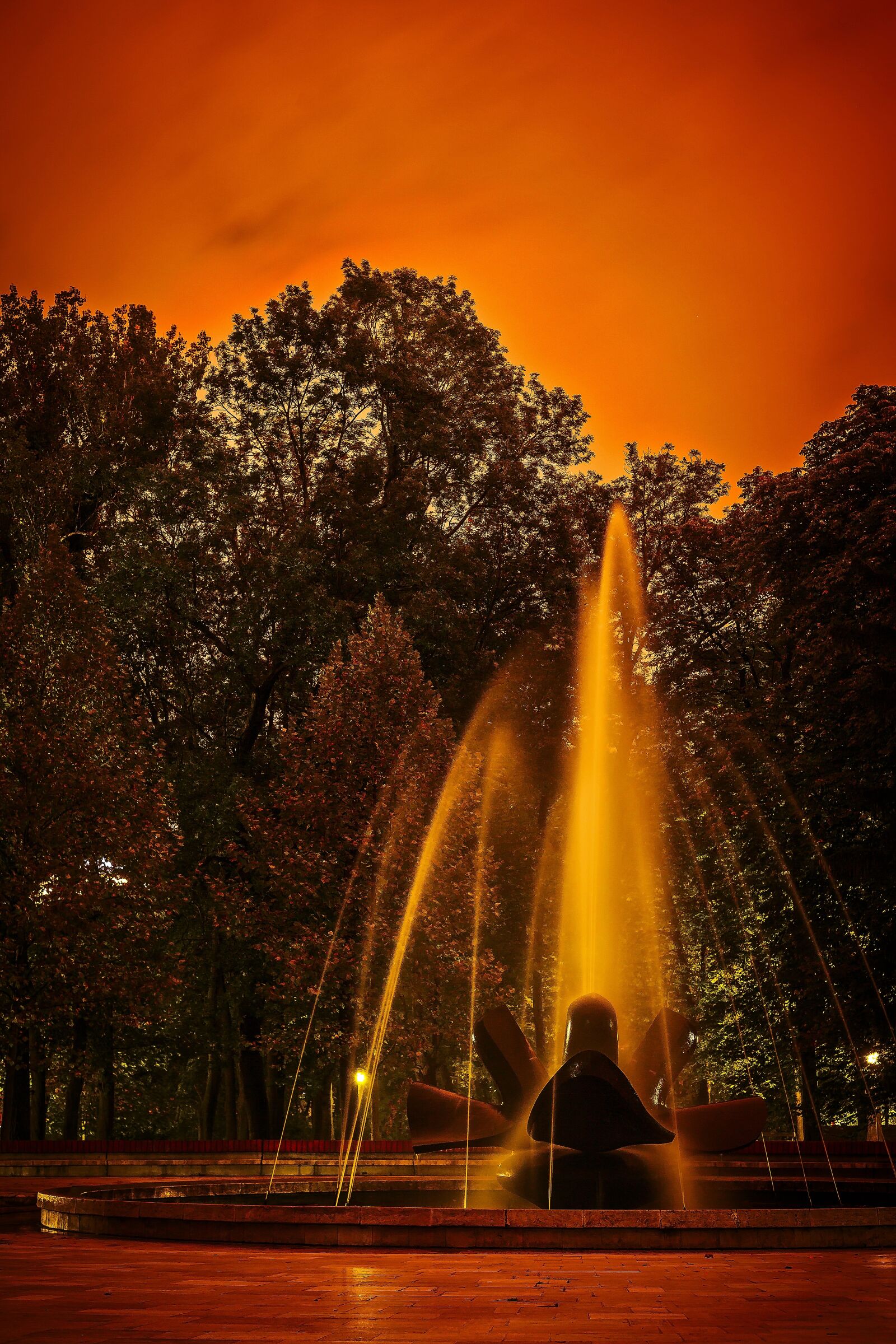 Canon EF 50mm F1.8 II sample photo. Night, park, city park photography