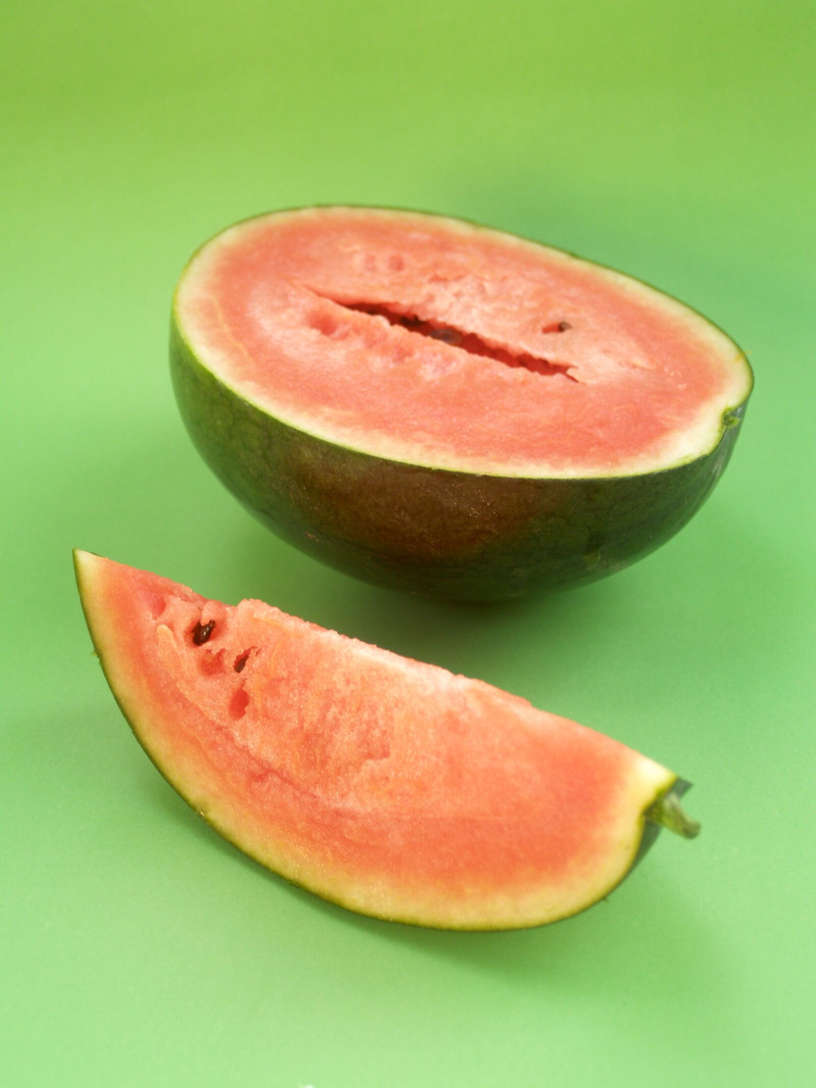 Olympus E-300 (EVOLT E-300) sample photo. Watermelon, slice, isolated photography