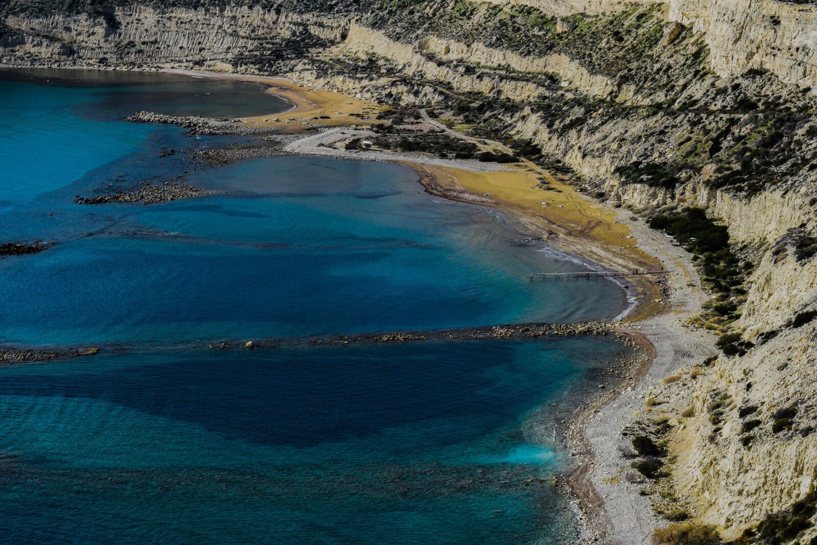 Nikon D3300 sample photo. Beach, cliffs, sea photography