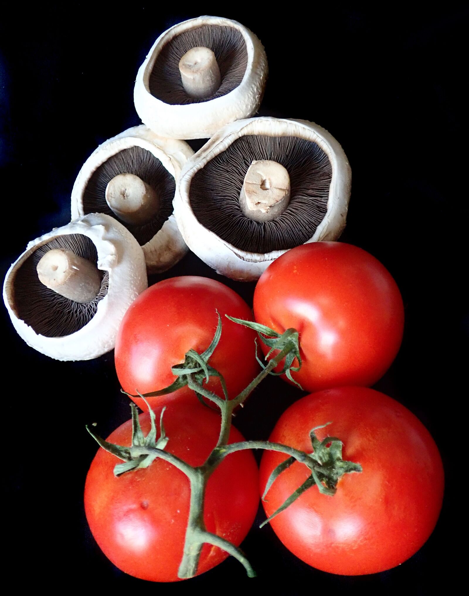 Olympus TG-5 sample photo. Vegetables, mushrooms, tomatoes photography