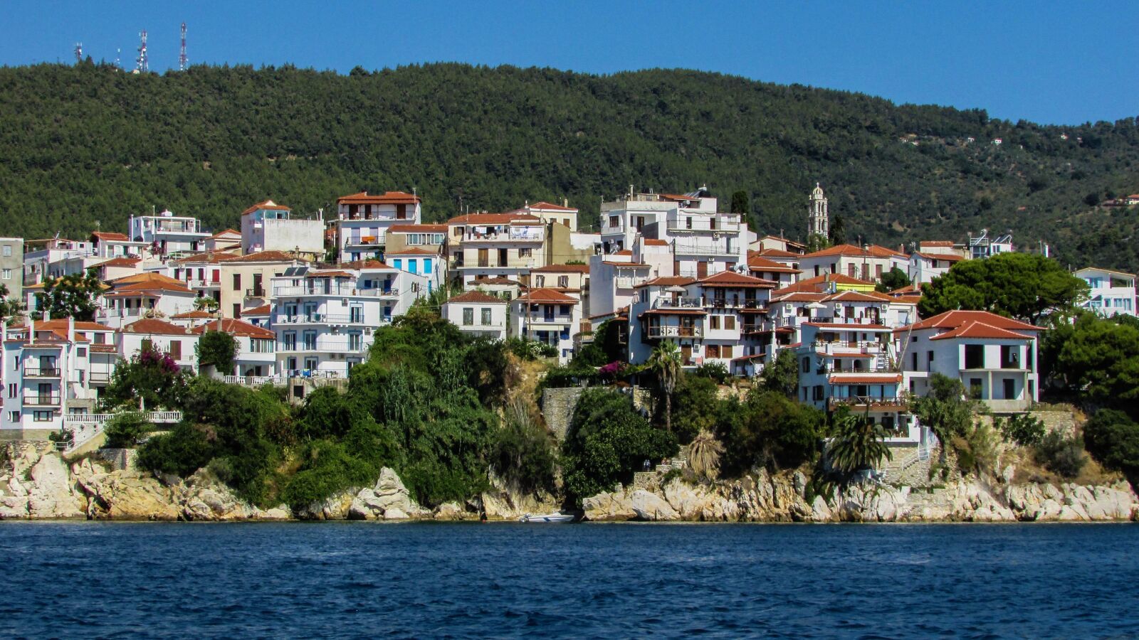 Canon PowerShot SX400 IS sample photo. Greece, skiathos, chora photography