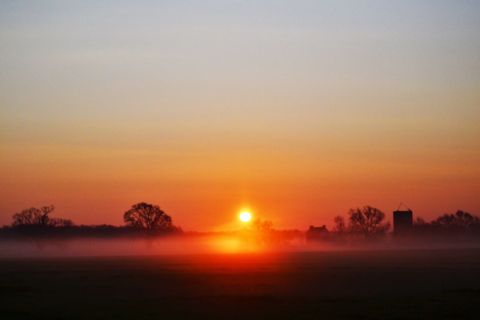 Nikon D3100 sample photo. Sunrise, delaware, farm photography
