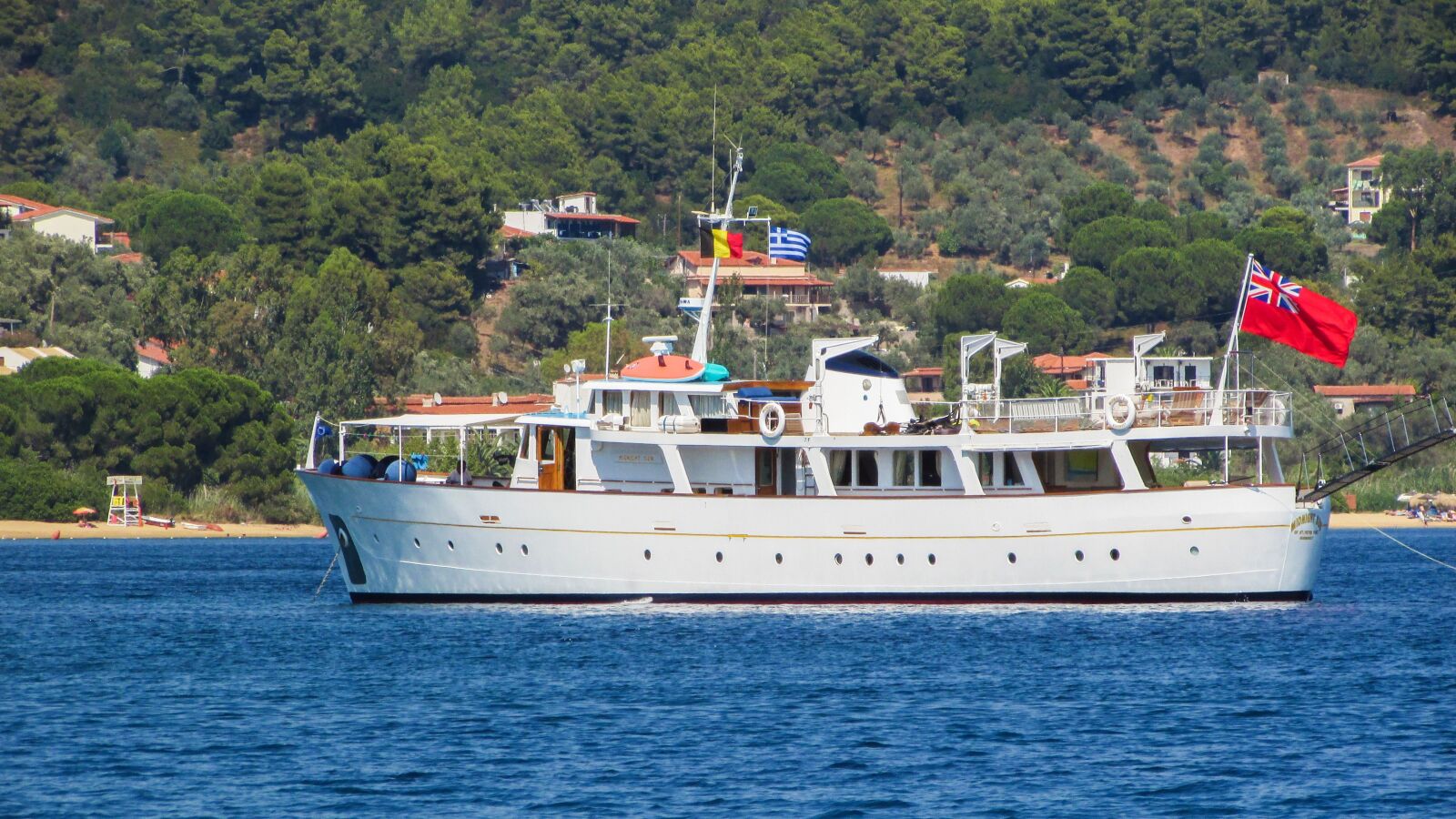 Canon PowerShot SX400 IS sample photo. Cruise boat, sea, summer photography