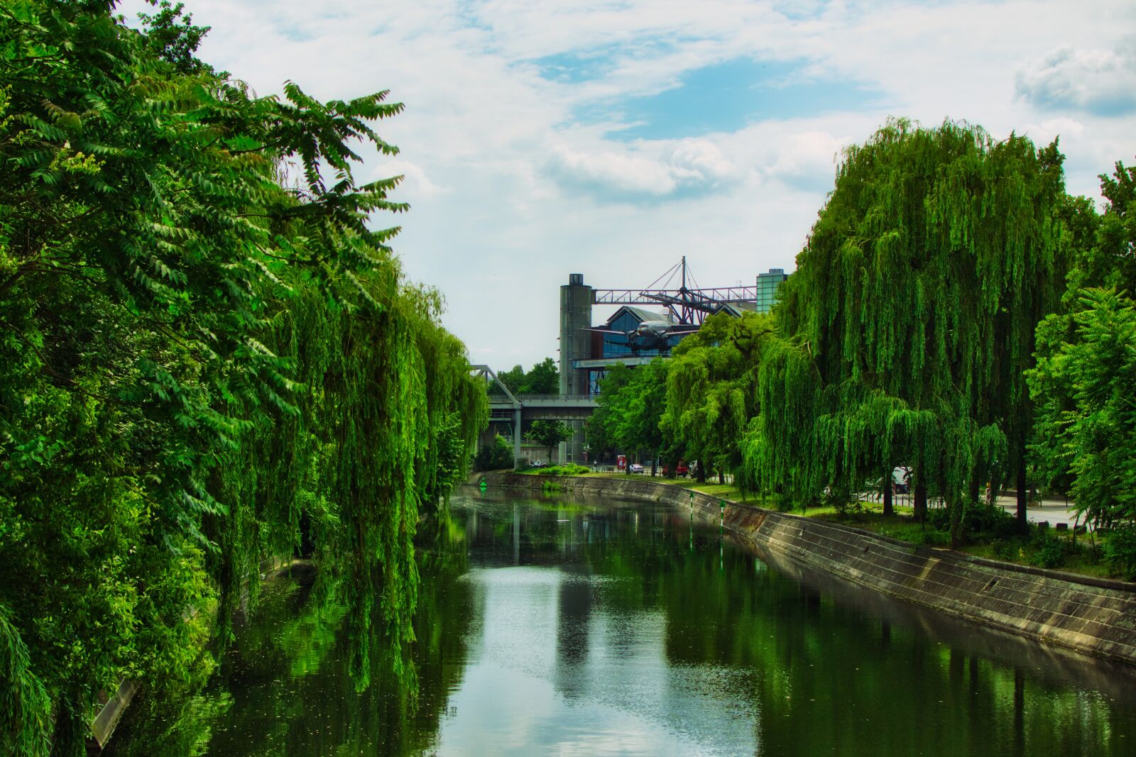 Nikon D3100 sample photo. Berlin, landwehrkanal, transport museum photography
