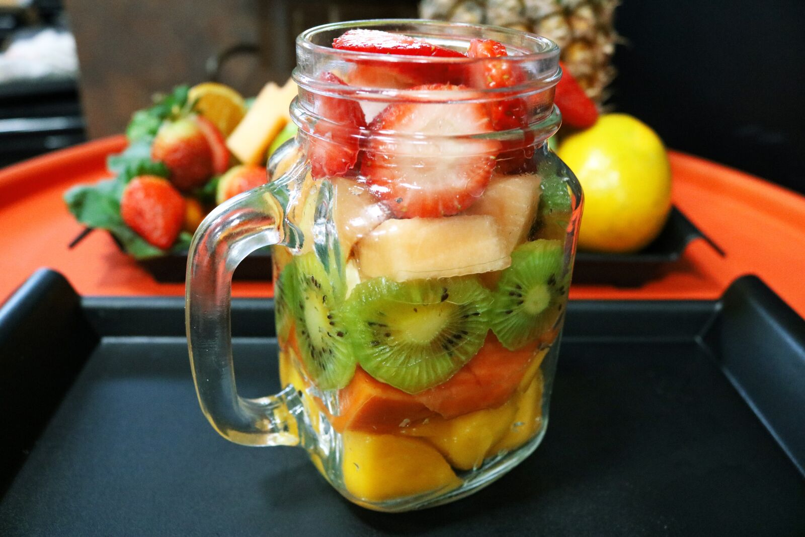 Canon EOS 750D (EOS Rebel T6i / EOS Kiss X8i) sample photo. Fruit salad, salad, fruit photography