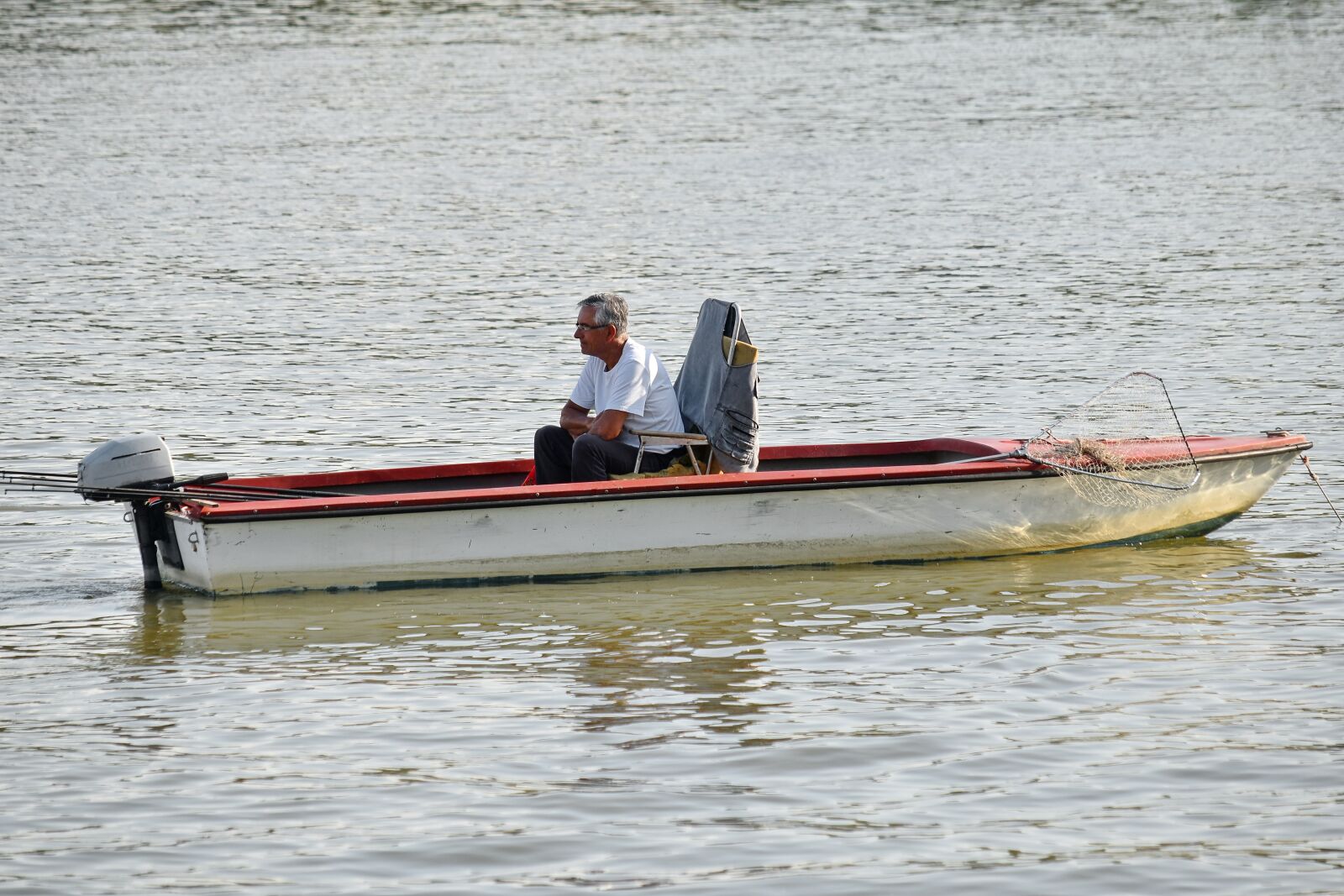 Nikon D5500 sample photo. Fisherman, fishing boat, fishing photography