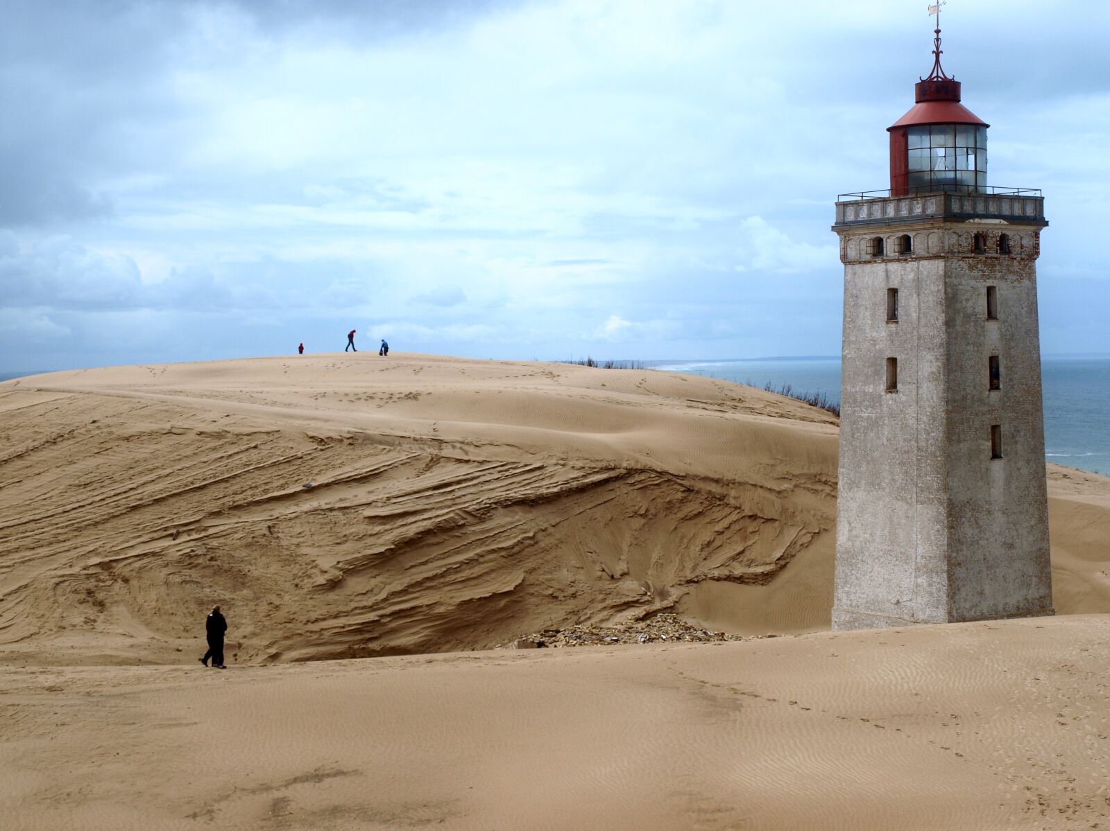 Olympus E-520 (EVOLT E-520) sample photo. Guy, denmark, the sea photography