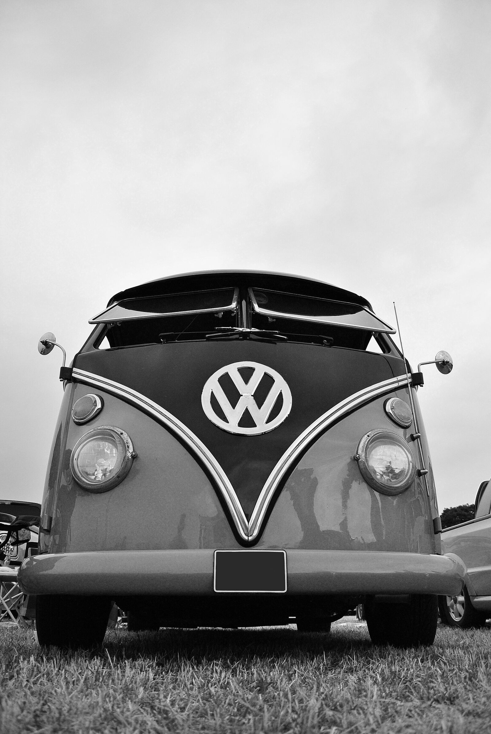 Nikon D3000 sample photo. Vw camper, vintage car photography