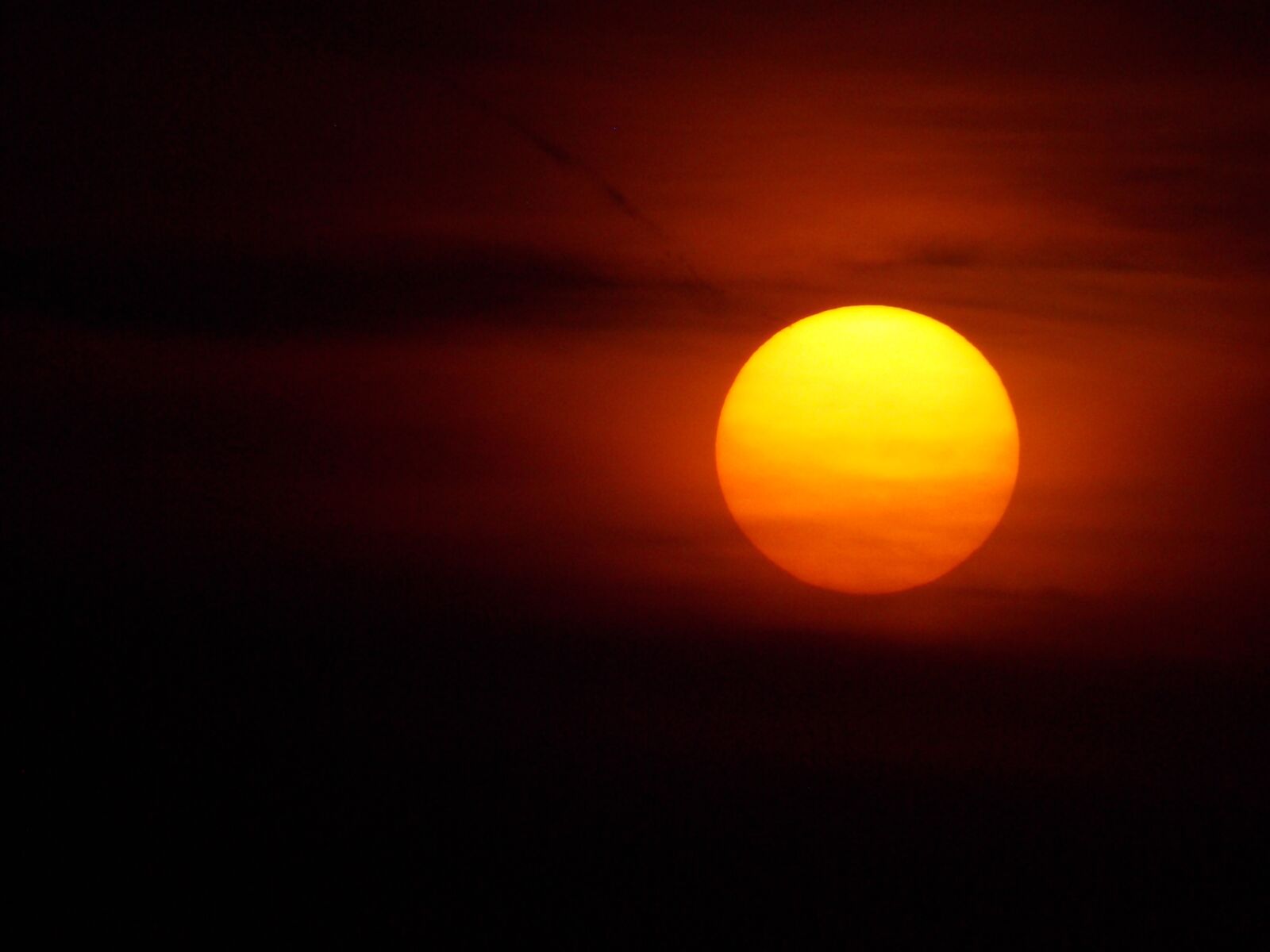 Nikon Coolpix L810 sample photo. Sun, sunset, orange photography
