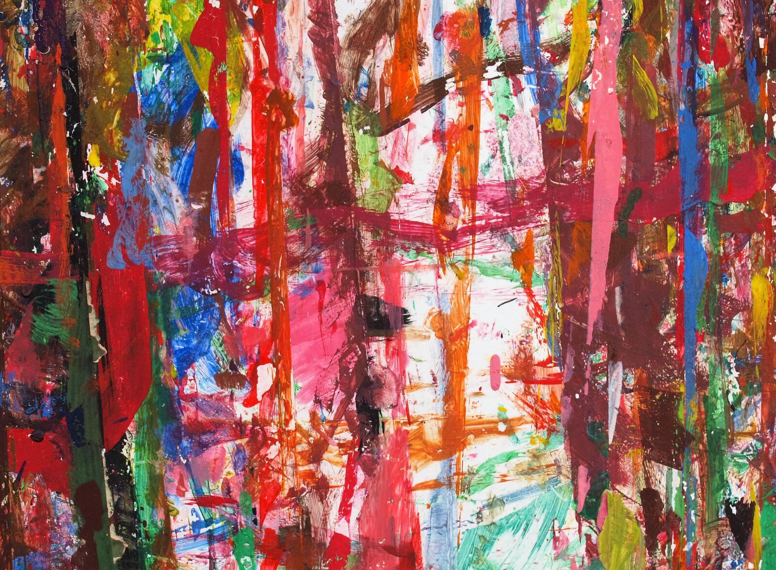 Olympus E-520 (EVOLT E-520) sample photo. Paint, childrens art, abstract photography