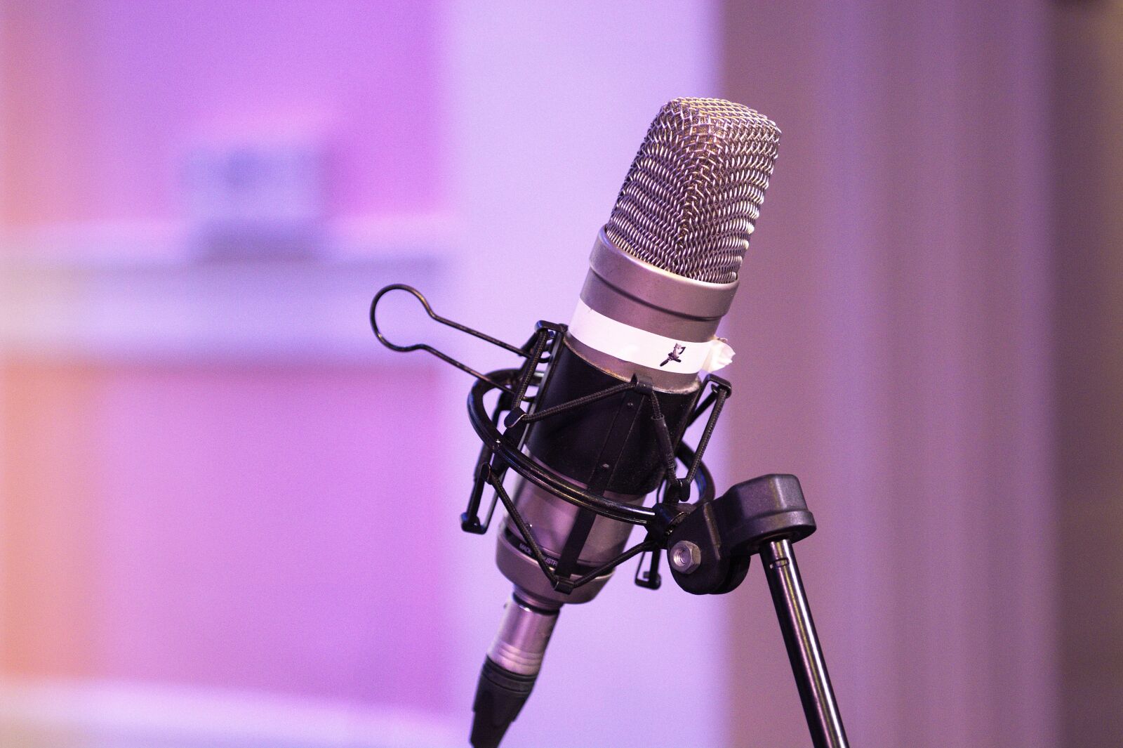 Nikon D7100 sample photo. Podcast, mic, equipment photography