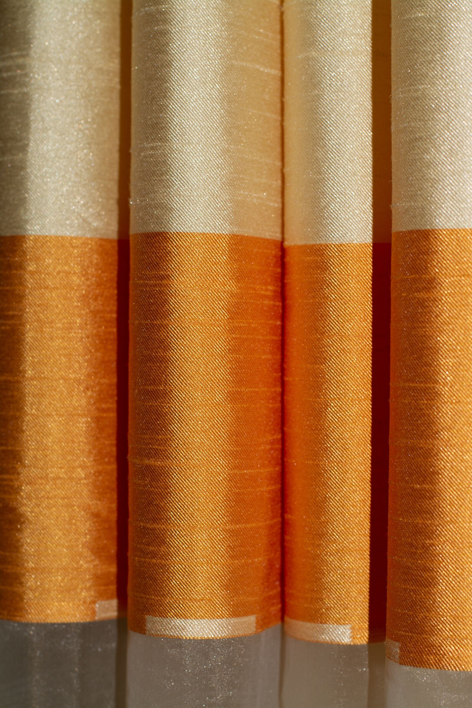 Nikon D7100 sample photo. Curtain, orange, fabric photography