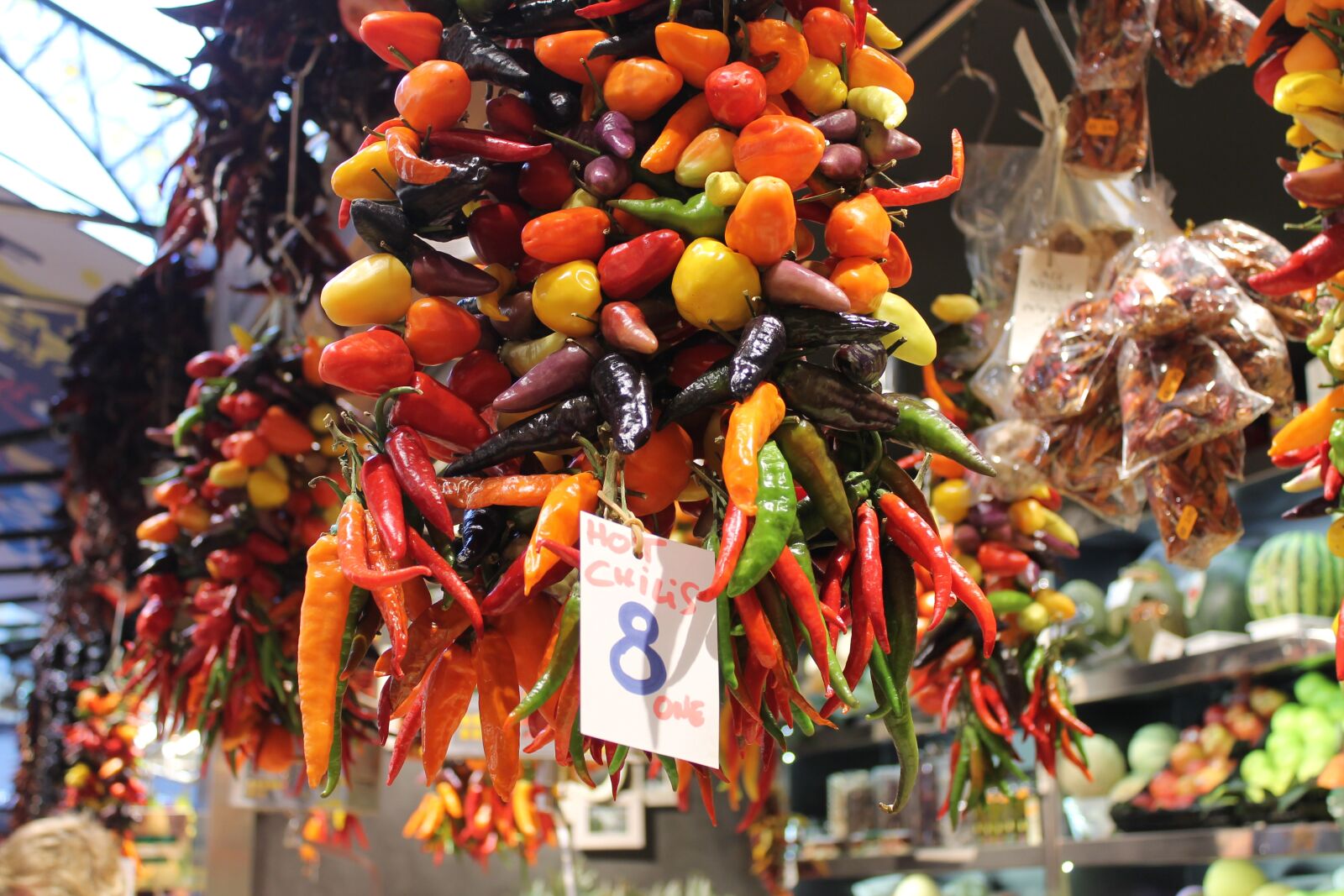Canon EOS 1100D (EOS Rebel T3 / EOS Kiss X50) sample photo. Barcelona, market, spain photography