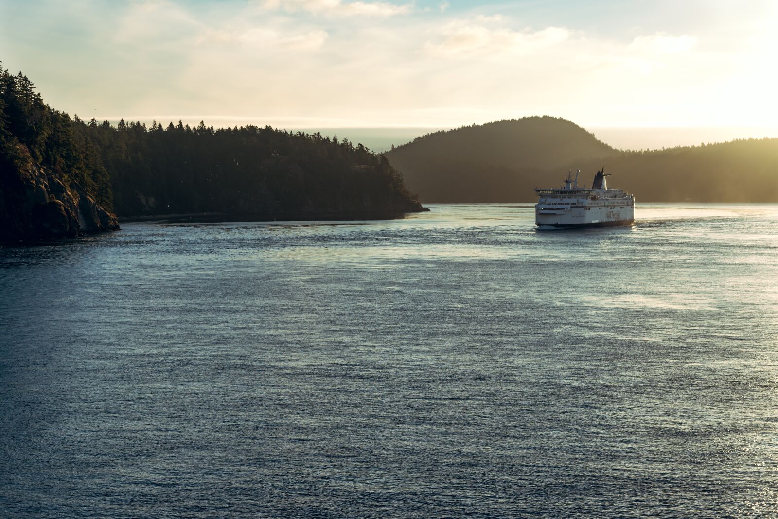 Nikon D750 sample photo. Ferry, ship, ocean photography