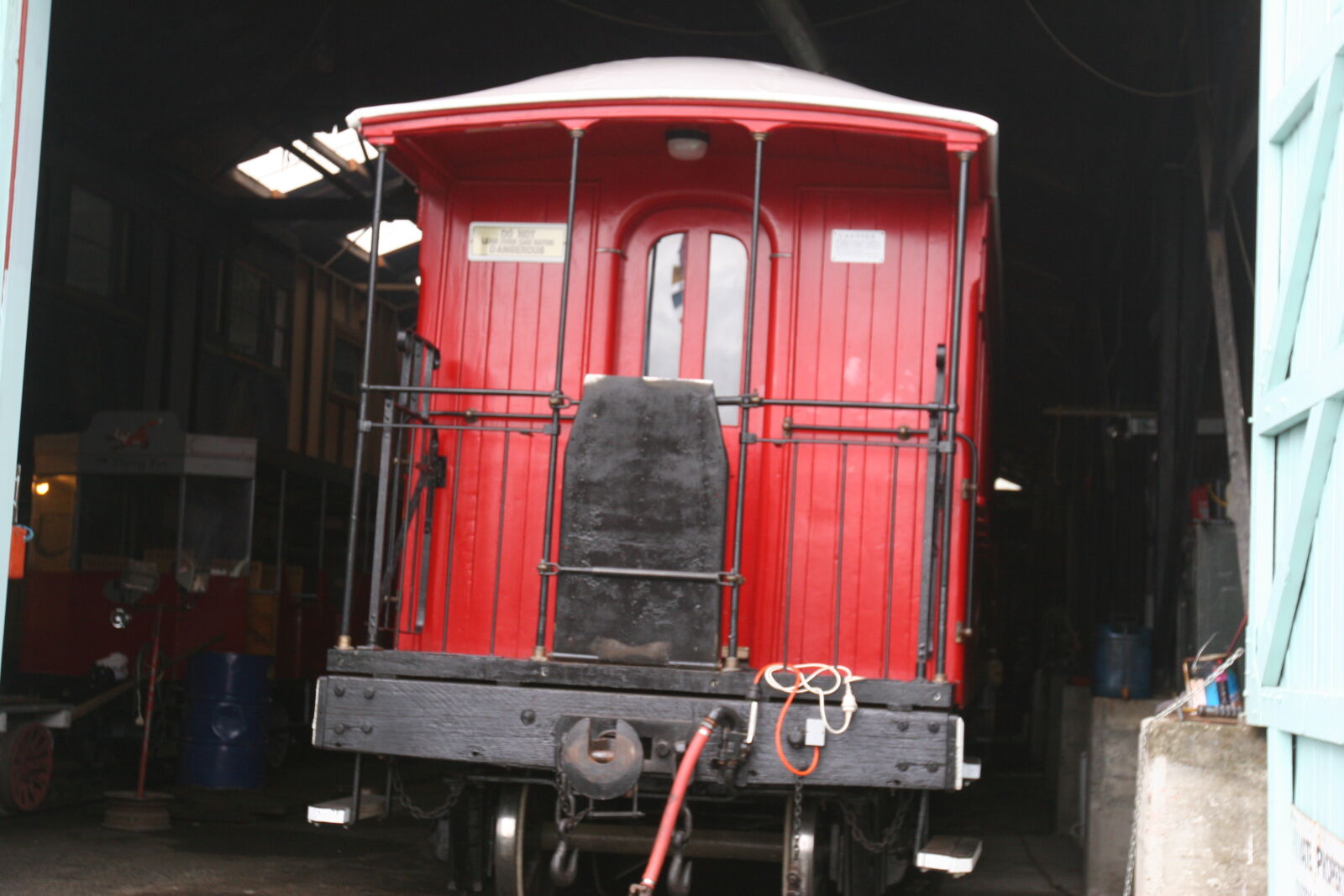Canon EOS 20D sample photo. Founders, park, red, train photography