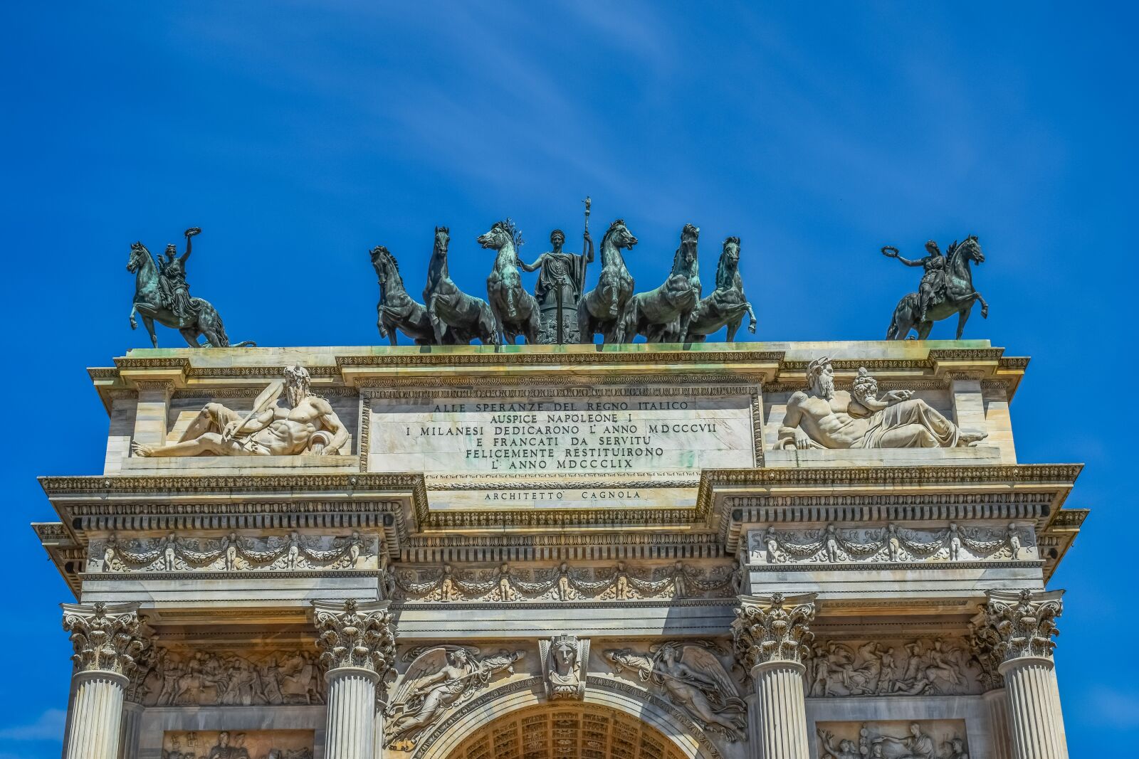 Nikon D3300 sample photo. Arco della pace, arc photography